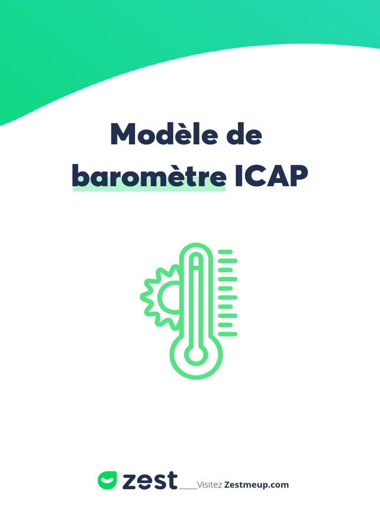 Modèle de baromètre ICAP en entreprise | PDF | la communication