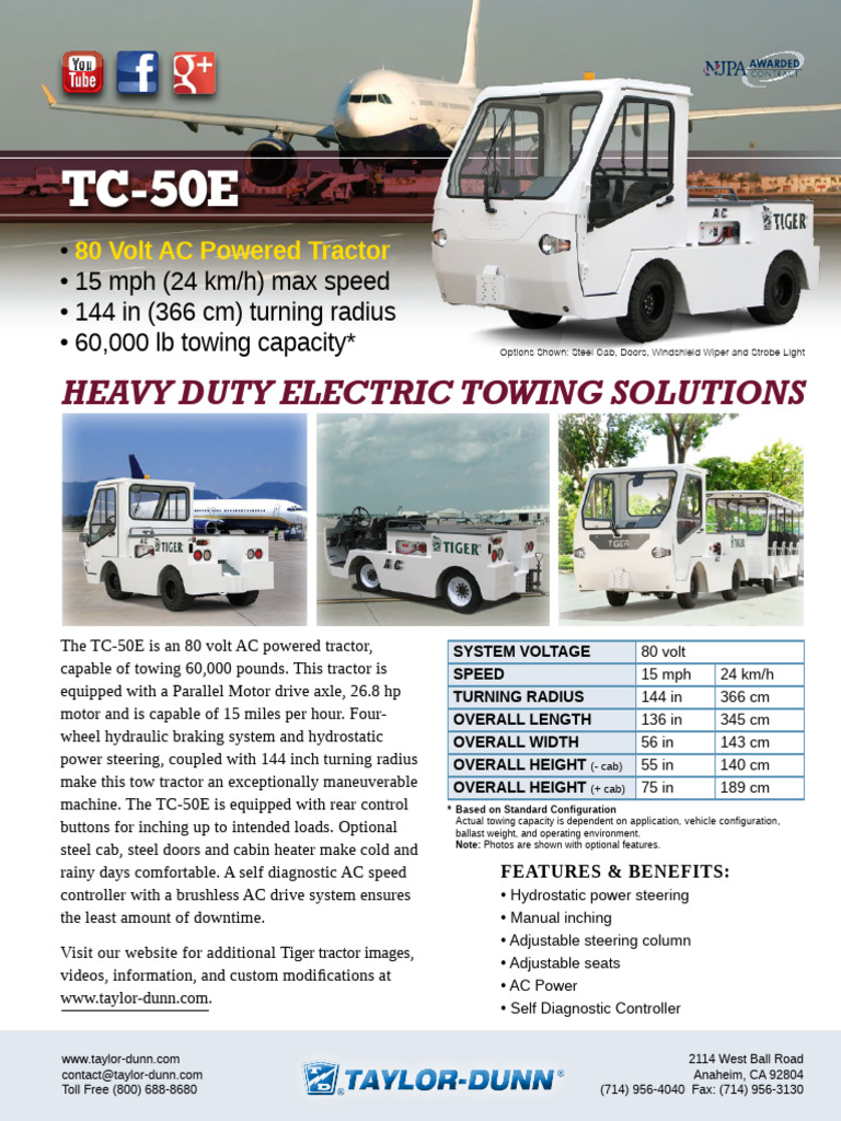 TC-50E Brochure 11-17 Web | PDF | Truck | Tractor