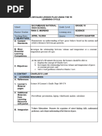 CHARLES' LAW LESSON PLAN