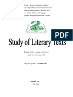 First Lesson ITL 2023, What Is Literature