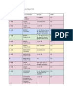 Calendrier salles permanence classe 1ère a color