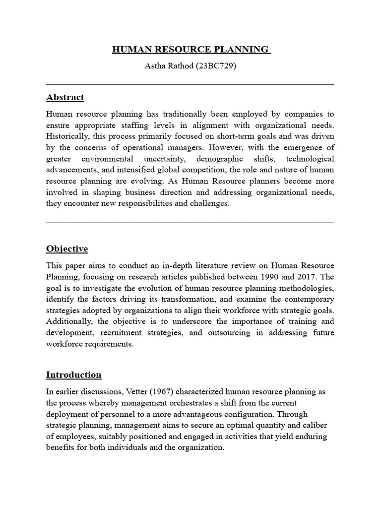 HRM Research | PDF | Human Resource Management | Human Resources