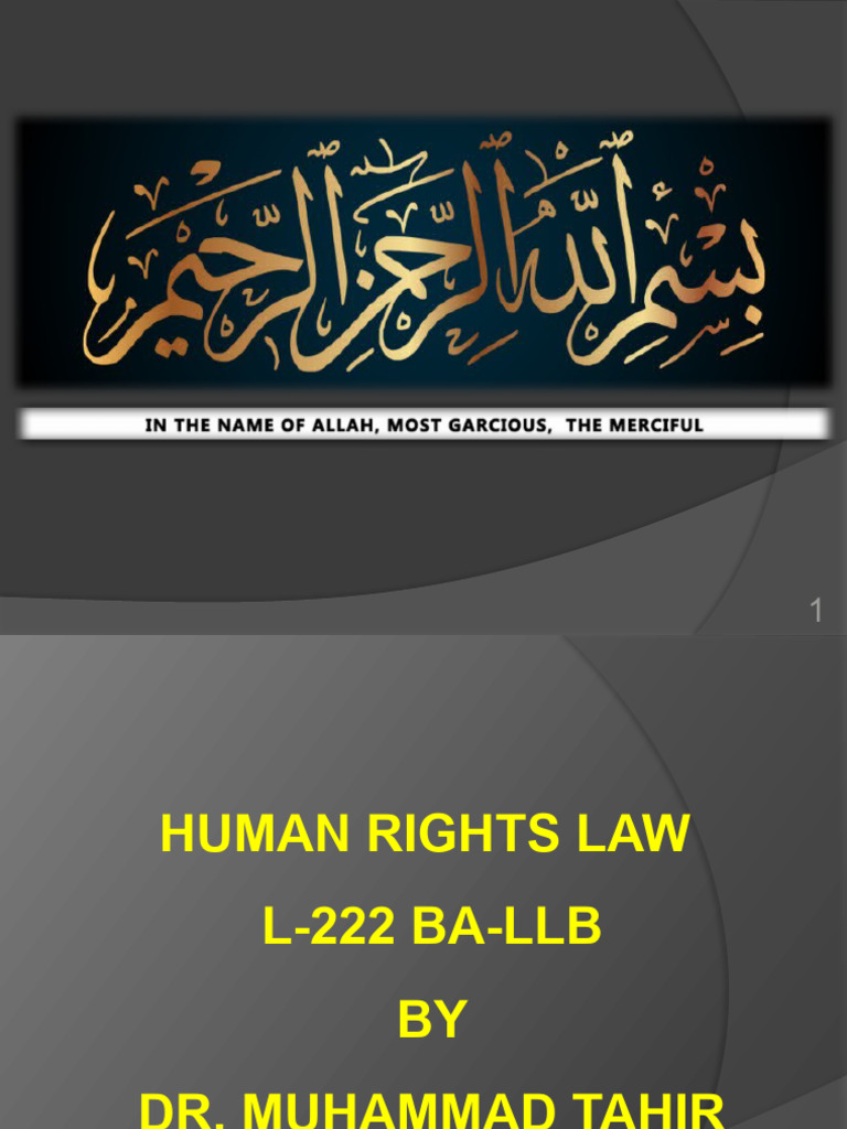 Human Rights Law Overview in Pakistan | PDF | Human Rights ...