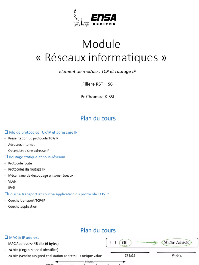 TCP/IP and IP Routing Fundamentals | PDF | Transmission Control ...