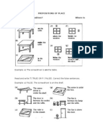 Where are common tools and objects located