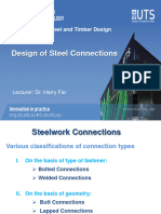 Lecture Presentation - Design of Steel Connections