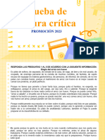 Ev 2 Socialización Prueba de Lectura Critica