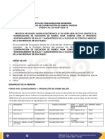 N Proveedor RUC Código Asignado Hora Y Fecha de Envio de Oferta en El Soce Presenta Oferta