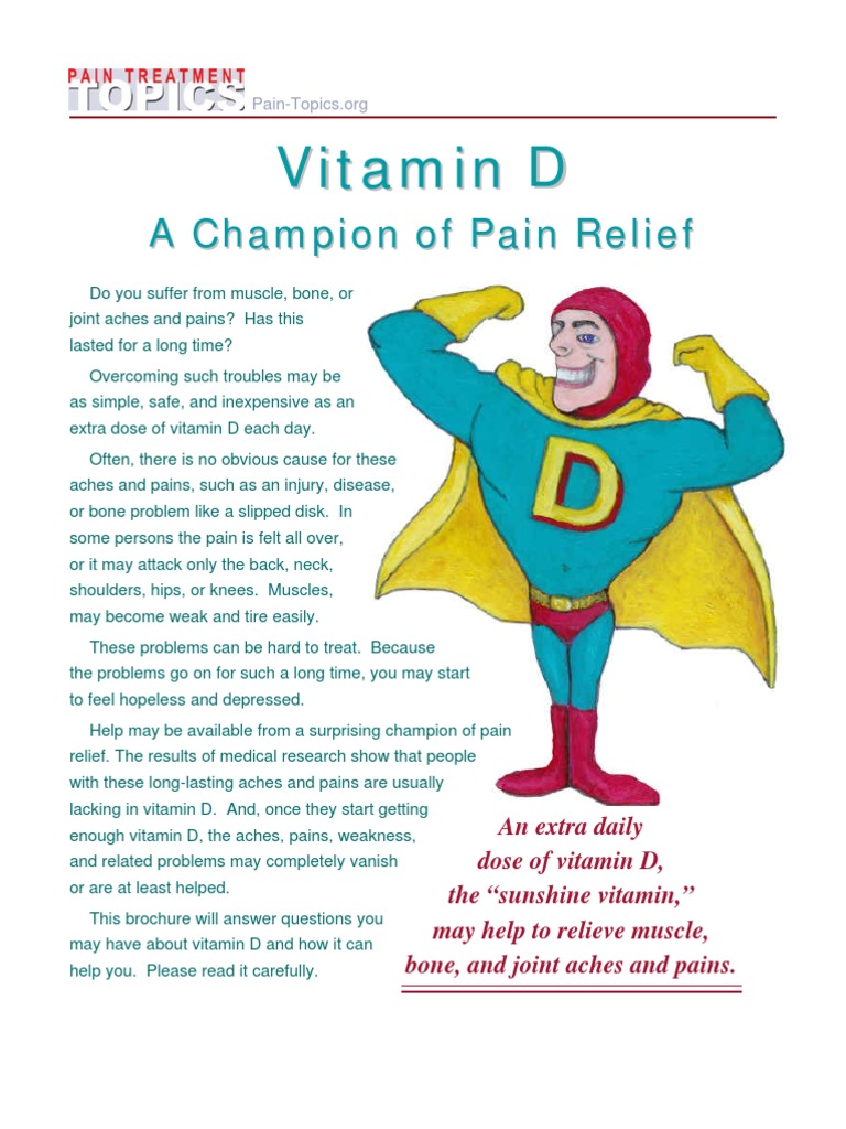 Vitamin D PDF Vitamin D Pain