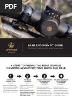 Weaver Mount Applications Chart | PDF | Caliber | Projectiles