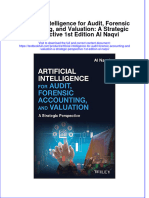 Artificial Intelligence For Audit, Forensic Accounting, and Valuation: A Strategic Perspective 1st Edition Al Naqvi