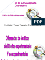 Tema 3 Diseños de Enfoque Experimental en Investigación Educativa