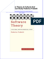 (Download PDF) Software Theory A Cultural and Philosophical Study Federica Frabetti Online Ebook All Chapter PDF