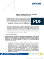 Aclaracion Precio Artificialmente Bajo Universidad de Nariño Vobo