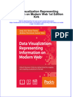 (Download PDF) Data Visualization Representing Information On Modern Web 1St Edition Kirk Online Ebook All Chapter PDF