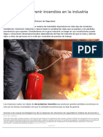 2 Pautas para Prevenir Incendios en La Industria PARA PRESENTACION