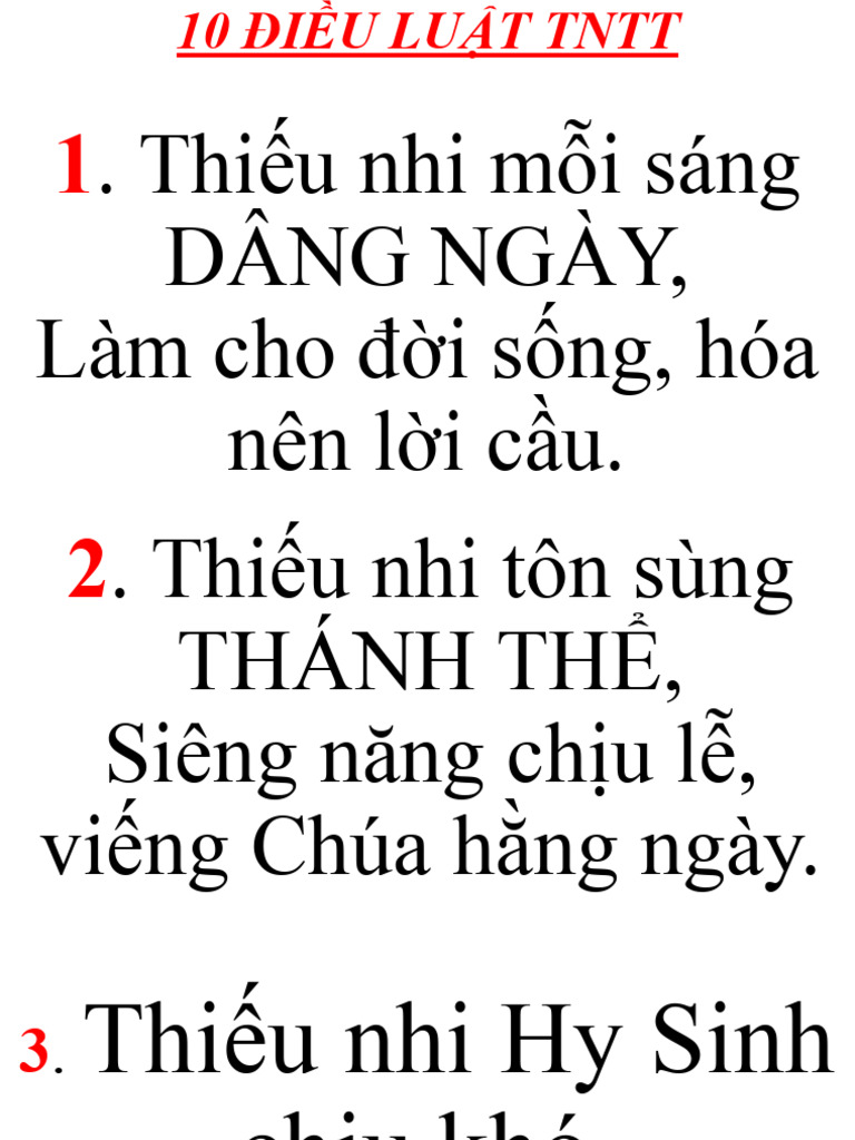 10 Điều Luật Tntt | PDF