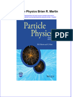(Download PDF) Particle Physics Brian R Martin Online Ebook All Chapter PDF