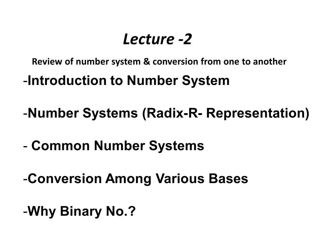 Digital Electronics Lecture 2 Number System PDF Ascii Liquid