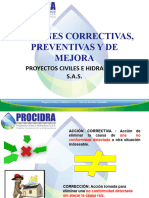Ilide - Info Acciones Correctivas Preventivas y de Mejora PR