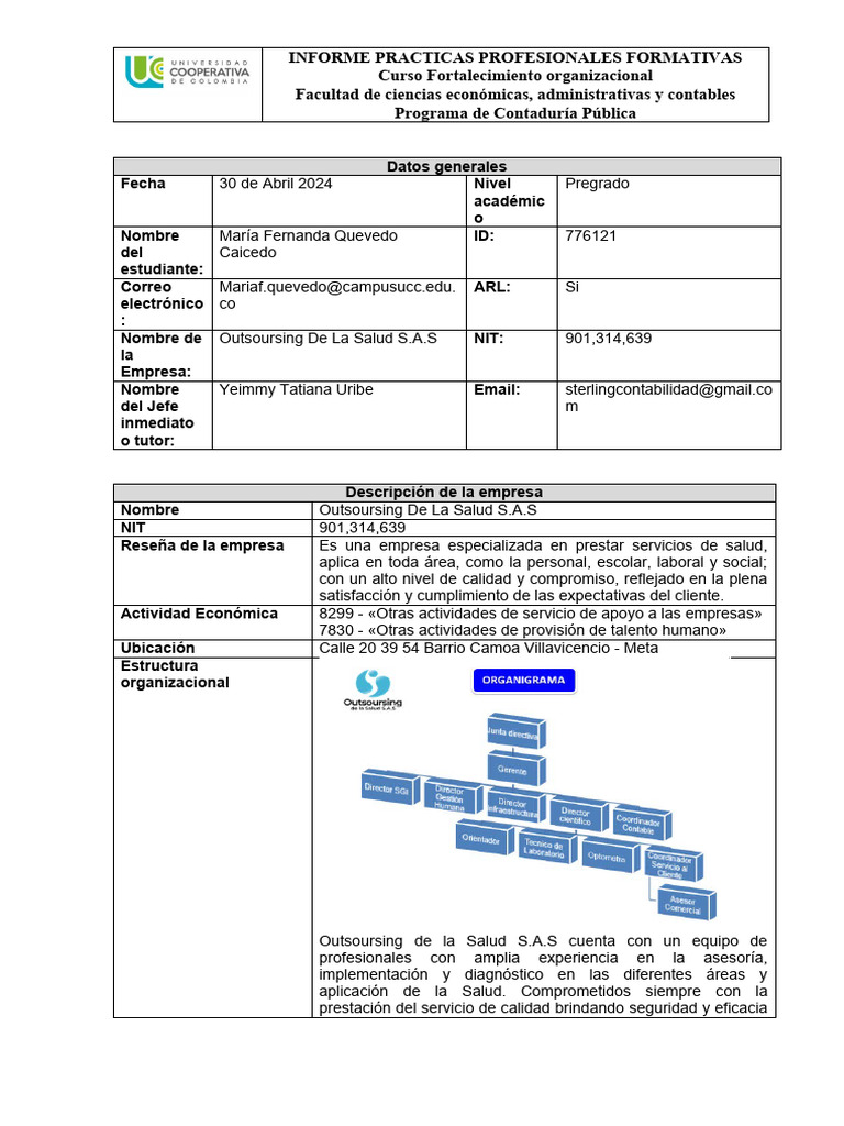 Formato Practica Maria Fernanda Quevedo | PDF | Contabilidad ...