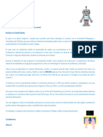 Curso de Robótica y Programación UPTC-Colegio San José de Calasanz.