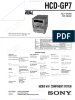 Manual Servicio Micro HI-FI Sony Hcdgp7