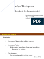 SLIDES 1 - What is Development Studies