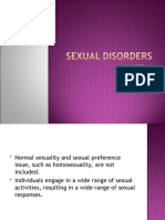 Sexual Disorders Revised
