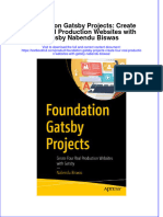 [Download pdf] Foundation Gatsby Projects Create Four Real Production Websites With Gatsby Nabendu Biswas online ebook all chapter pdf 