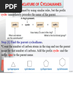 Lecture Cycloalkanes