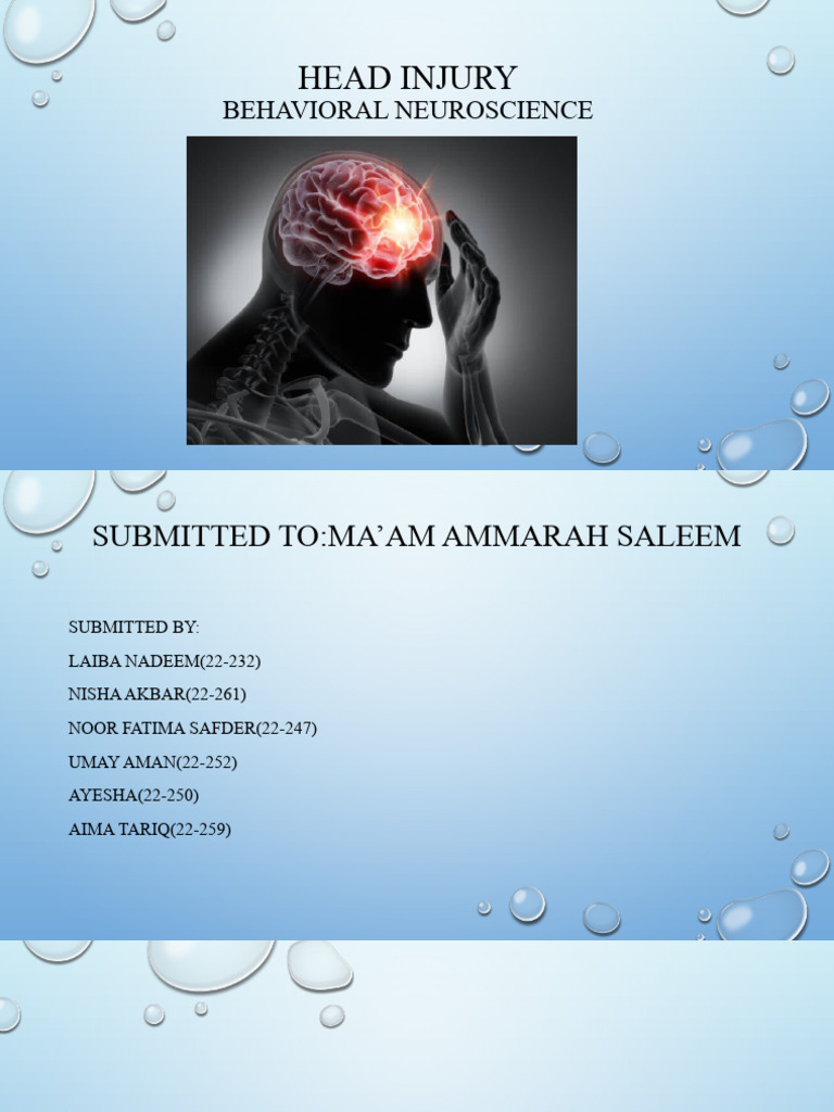 Head Injury Types and Treatments Guide | PDF | Traumatic Brain Injury ...
