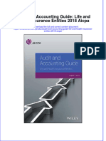 (Download PDF) Audit and Accounting Guide Life and Health Insurance Entities 2018 Aicpa Online Ebook All Chapter PDF