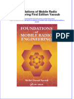 [Download pdf] Foundations Of Mobile Radio Engineering First Edition Yacoub online ebook all chapter pdf 