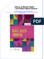 (Download PDF) Foundations of Mental Health Promotion 2Nd Edition Manoj Sharma Online Ebook All Chapter PDF