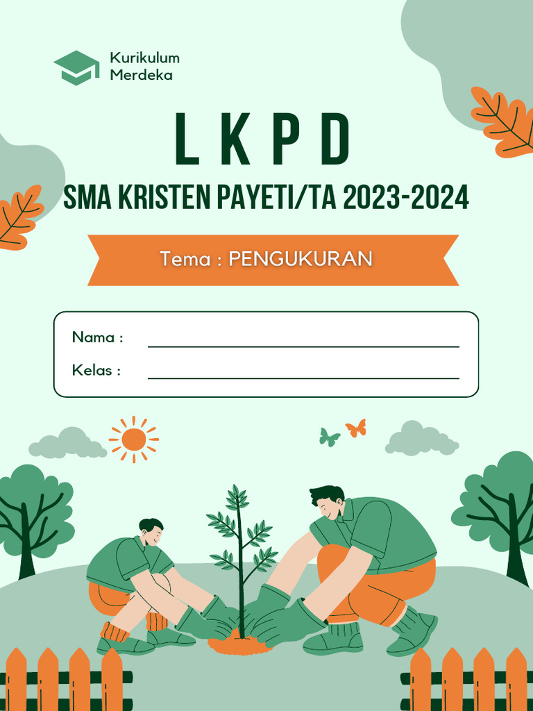 Hijau Dan Oranye Ilustrasi Sampul LKPD Lingkungan Sahabat Kita | PDF