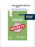 [Download pdf] Pediatric Secrets 7Th Edition Richard A Polin online ebook all chapter pdf 