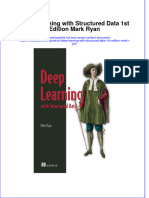 (Download PDF) Deep Learning With Structured Data 1St Edition Mark Ryan Online Ebook All Chapter PDF