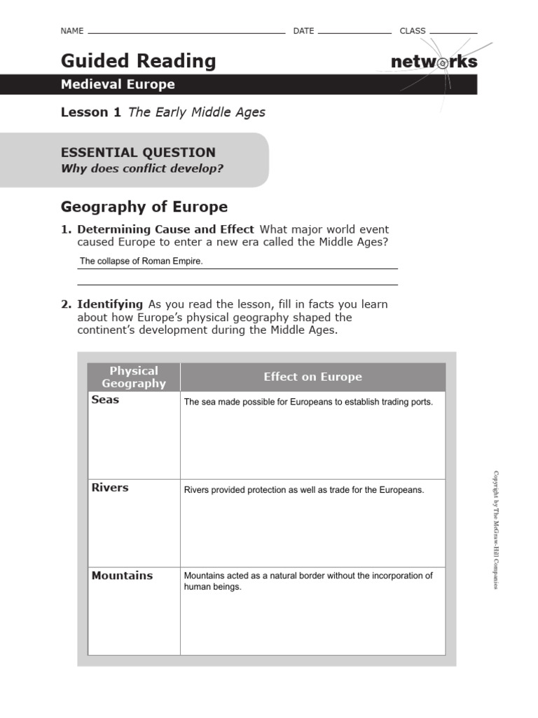 GR L1 The Early Middle Ages | PDF | Middle Ages | Europe