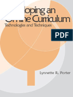 Developing an Online Curriculum Technolo
