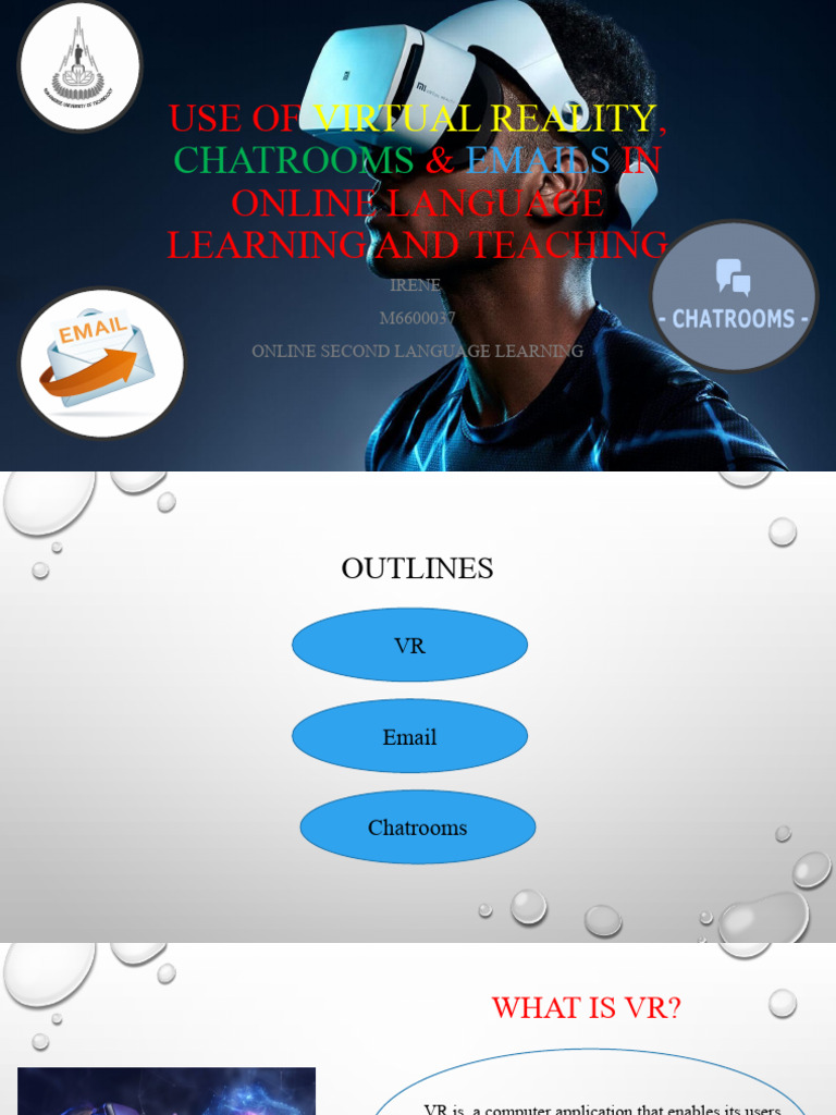 VR and Chatrooms in Language Learning | PDF | Virtual Reality | Learning