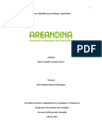 Ensayo, Identificación de riesgos ambientales