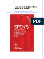(Download PDF) Spons Architects and Builders Price Book 2018 Aecom Online Ebook All Chapter PDF