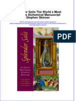 [Download pdf] Splendor Solis The World S Most Famous Alchemical Manuscript Stephen Skinner online ebook all chapter pdf 