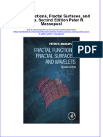 (Download PDF) Fractal Functions Fractal Surfaces and Wavelets Second Edition Peter R Massopust Online Ebook All Chapter PDF