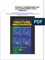 (Download PDF) Fracture Mechanics Fundamentals and Applications Fourth Edition Ted L Anderson Online Ebook All Chapter PDF