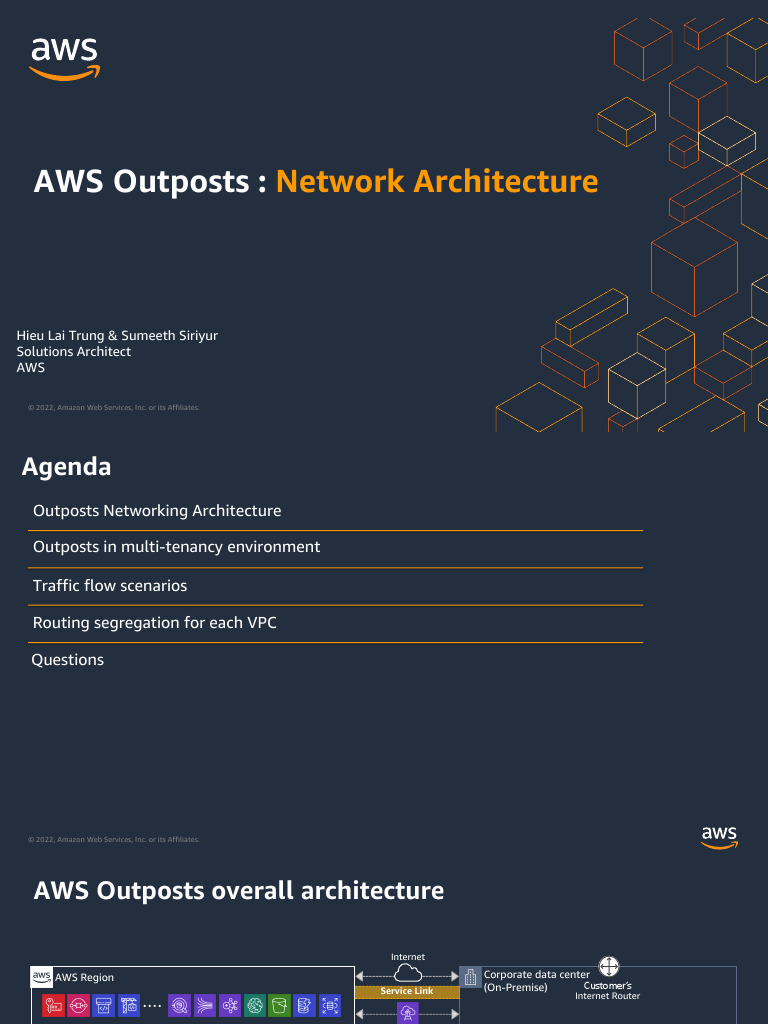 AWS Outposts Network Architecture Guide | PDF | Computer Network | Internet
