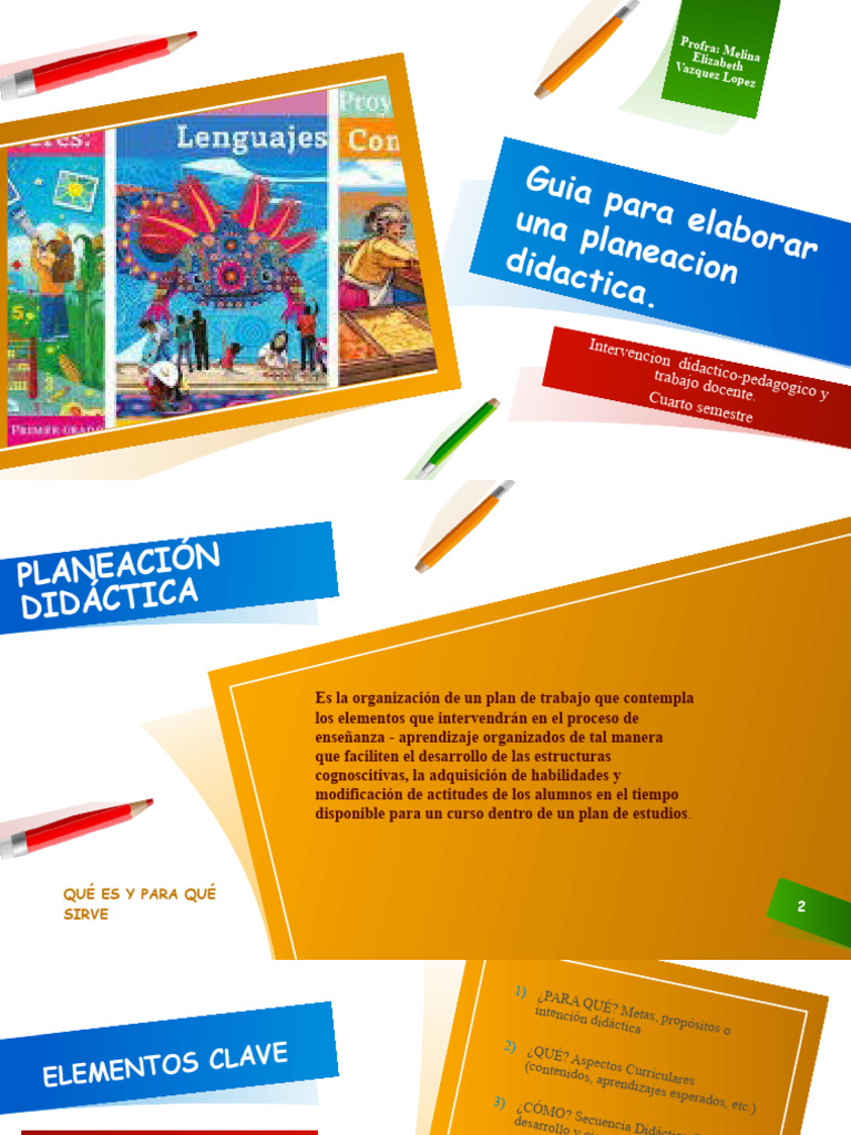Guia para Elaborar Una Planeacion Didactica | PDF | Evaluación | Plan ...