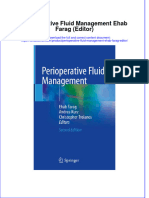 (Download PDF) Perioperative Fluid Management Ehab Farag Editor Online Ebook All Chapter PDF