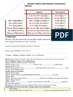 Grammar Focus 2. 2present Simple and Present Continuous